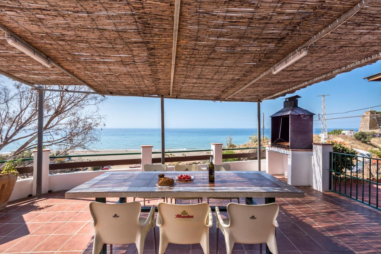 Casa Del Pipa Con Vistas Al Mar Villa Benajarafe Bagian luar foto