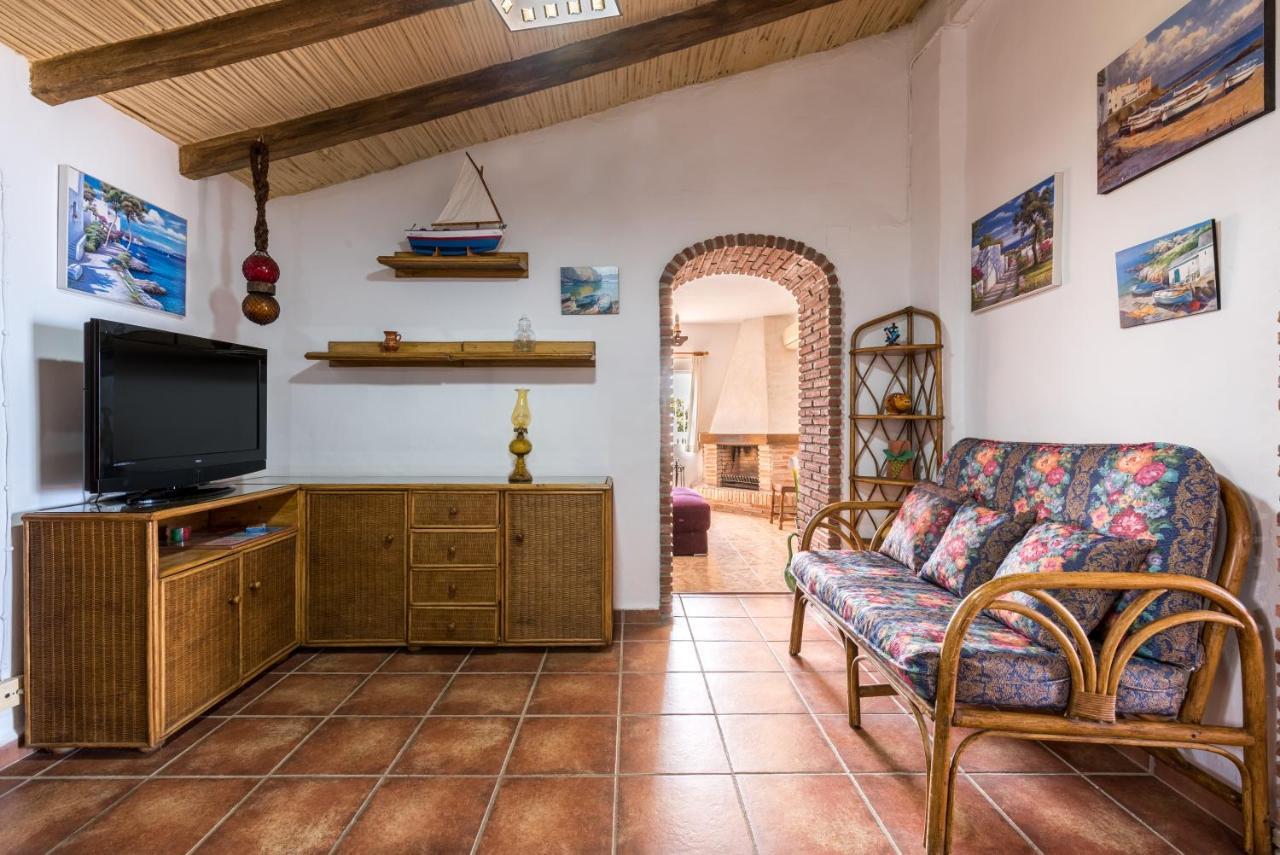 Casa Del Pipa Con Vistas Al Mar Villa Benajarafe Bagian luar foto