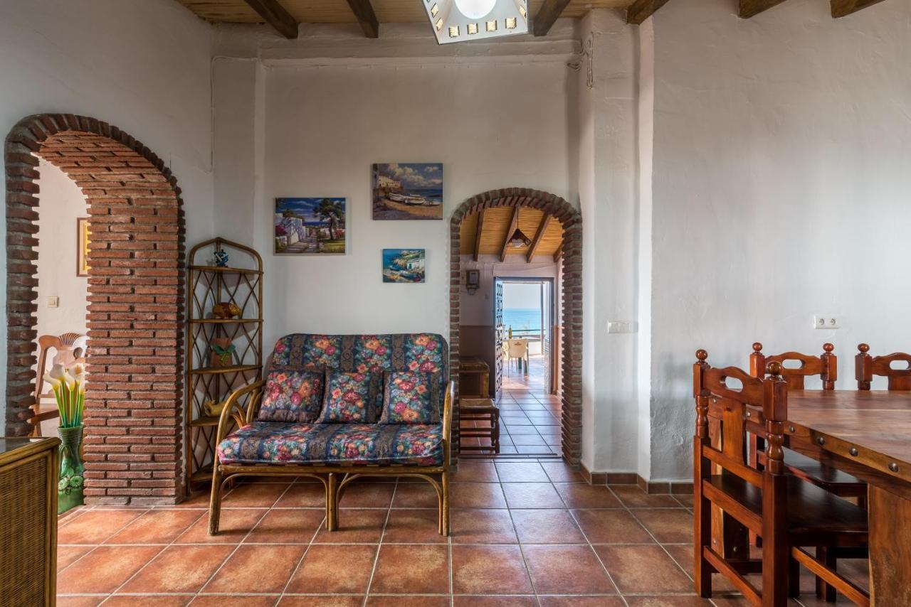 Casa Del Pipa Con Vistas Al Mar Villa Benajarafe Bagian luar foto