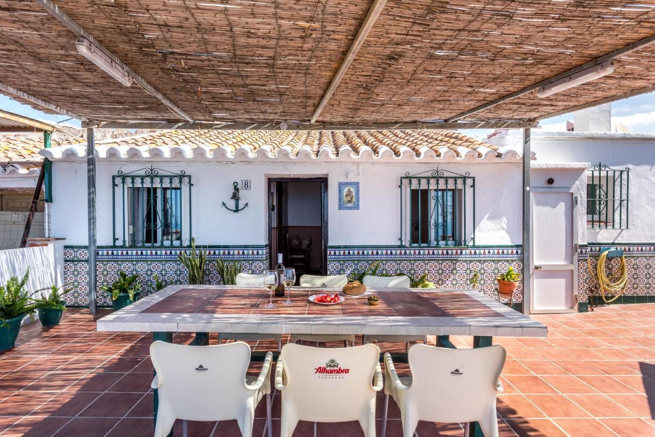 Casa Del Pipa Con Vistas Al Mar Villa Benajarafe Bagian luar foto